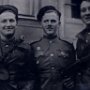 Вайсер, Тельнов, Кульбицкий.  Разведчики батареи управления. Вайсер погибнет в феврале 1945 г. в Будапеште.